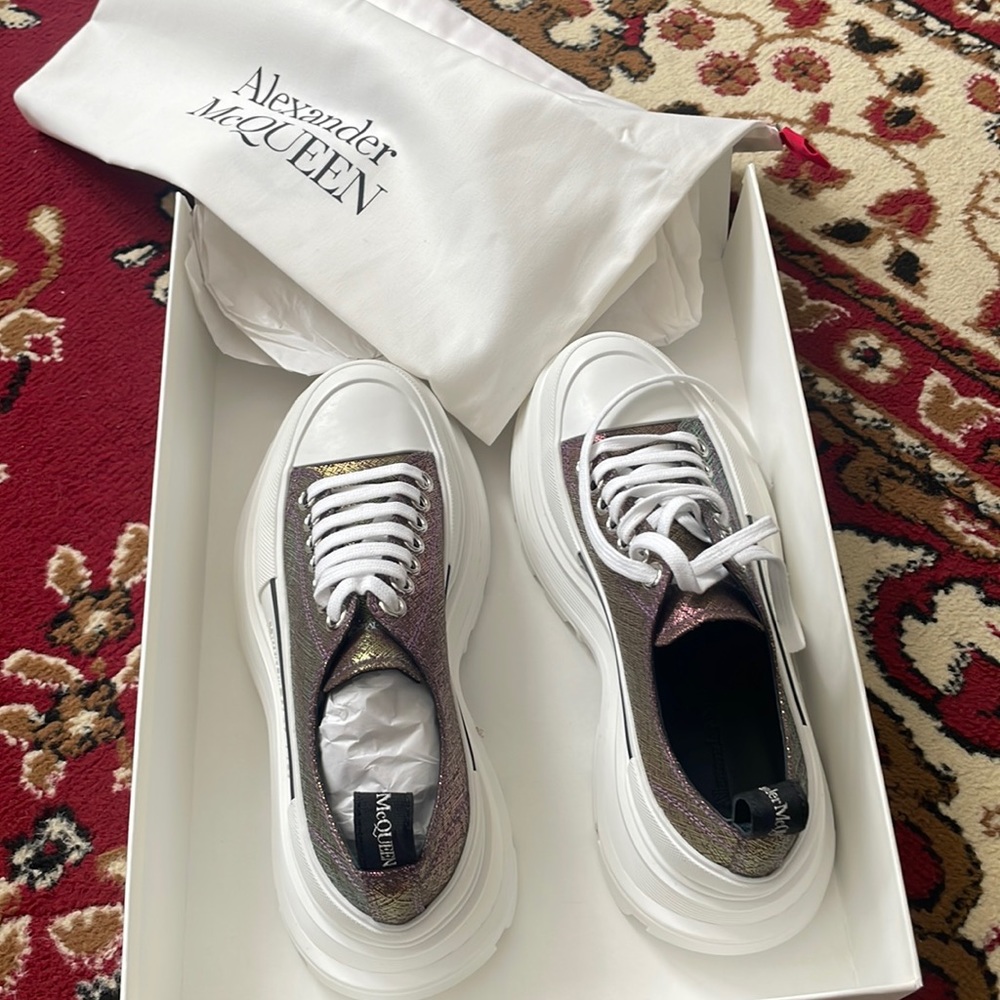 Alexander McQueen Tread Slick Canvas Sneaker